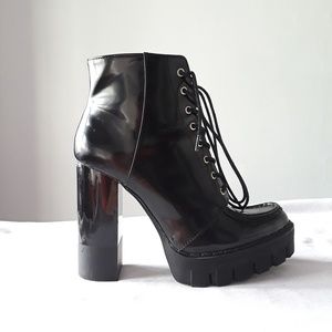 Zara trafaluo ankle platform boots